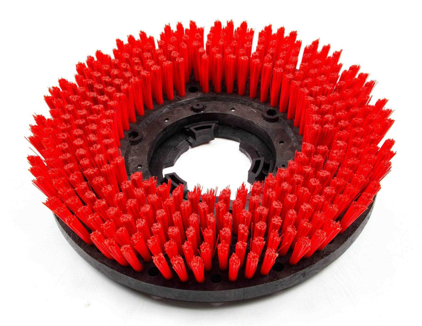 14" Heavy Duty Red Disk Scrub Brush with medium gauge bristles for SUNMAX RT15 Floor Scrubber Machine