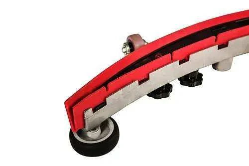 Aluminum floor scrubber squeegee assembly with adjustable knobs for RT50 and RT70 models