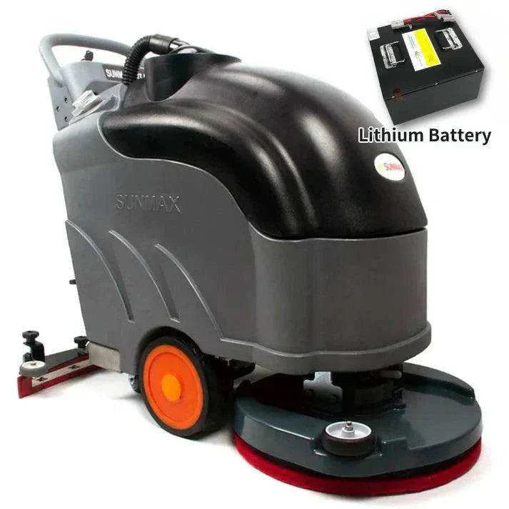 RT50D+ self-propelled floor scrubber dryer with 22" brush and lithium battery
