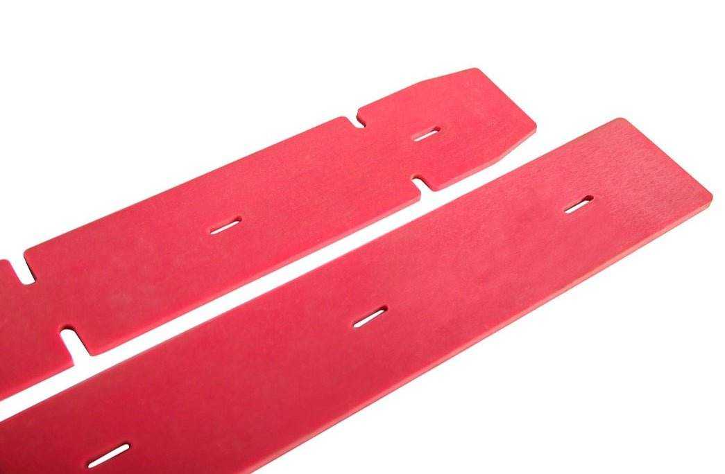 Red rubber replacement parts for SUNMAX 50 and 70 series floor scrubber machines