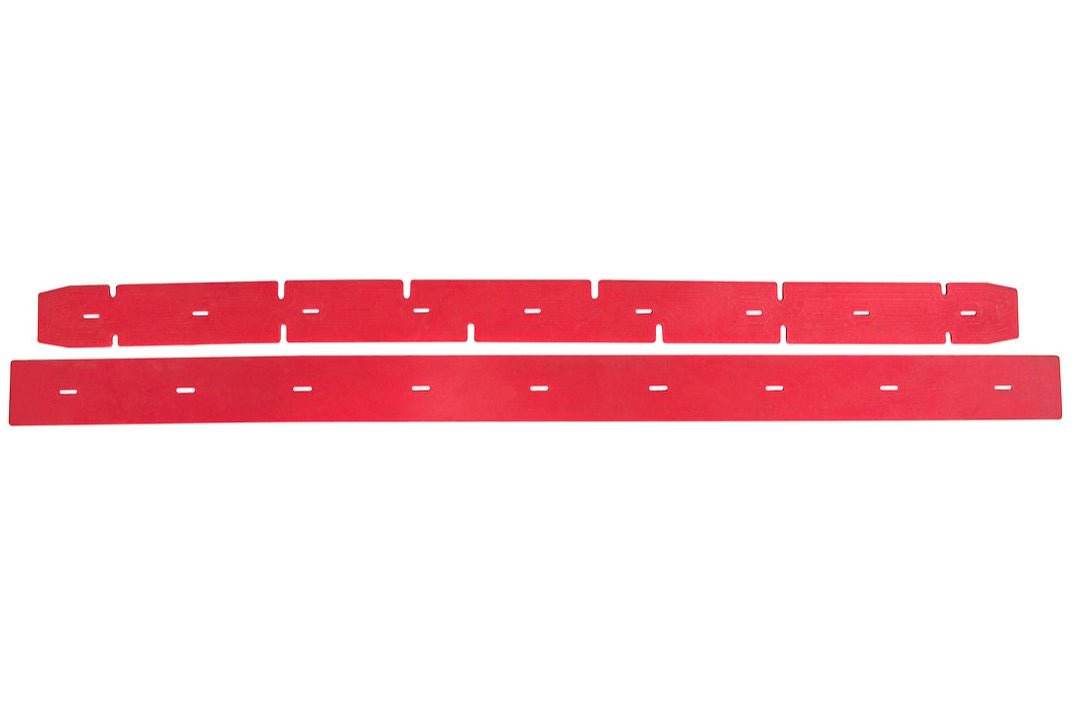 Red rubber blades for SUNMAX 50 and 70 series floor scrubber machines replacement parts