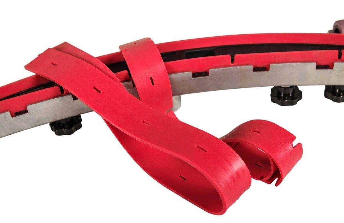 Red rubber replacement part for SUNMAX 50 and 70 series floor scrubber machines