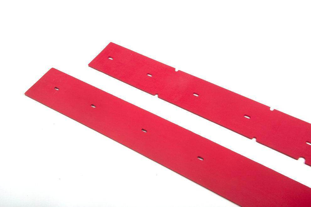 Red squeegee rubber blades for RT15 floor scrubber machine replacement parts