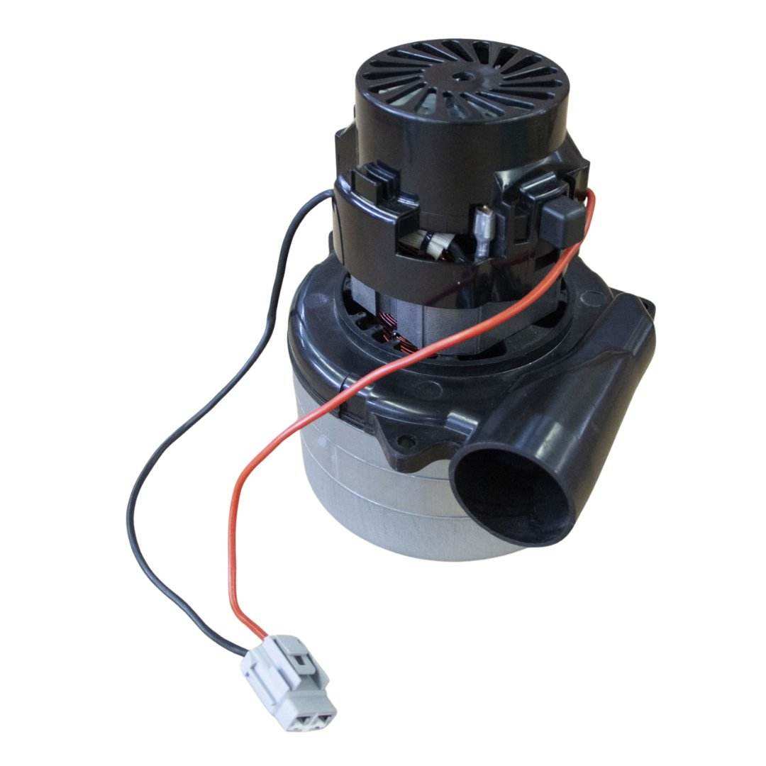 Vacuum motor for RT120 floor scrubber machines with wiring and connector
