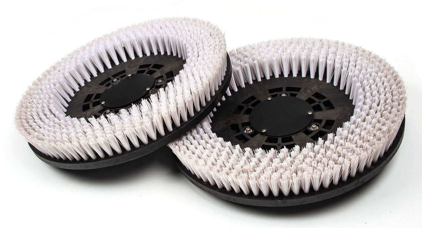 White disk scrub brushes pack of 2 for SUNMAX RT120 floor scrubber machine