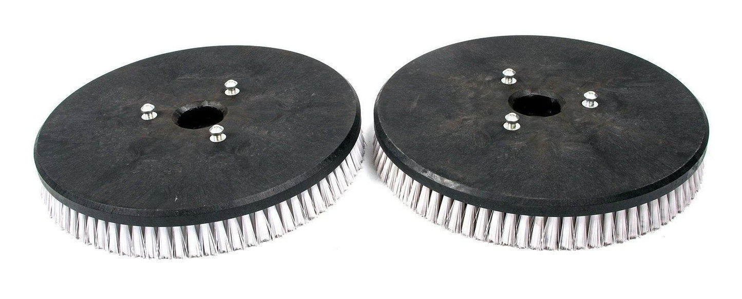 White Disk Scrub Brushes pack of 2 for SUNMAX RT120 floor scrubber machine