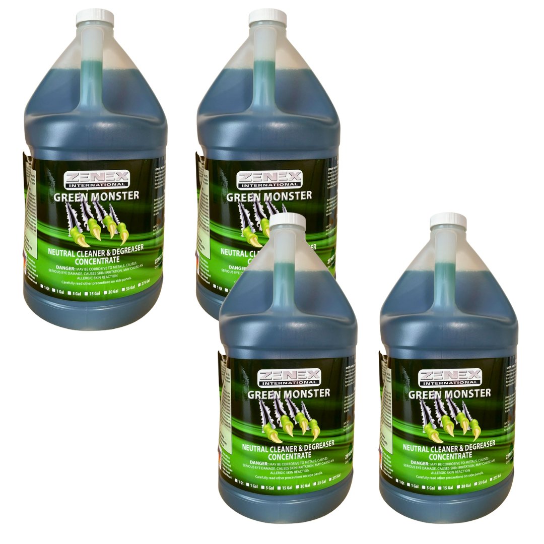 GREEN MONSTER Neutral Cleaner & Degreaser Concentrate for Commercial and Industrial Floor Scrubber Machines - SUNMAXZenexCleaners & Degreaser