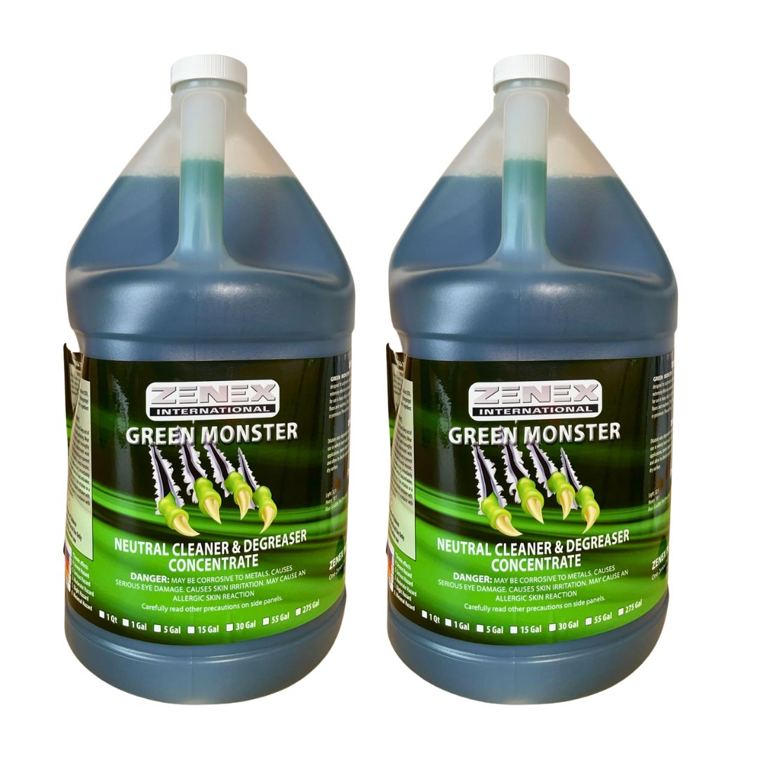 GREEN MONSTER Neutral Cleaner & Degreaser Concentrate for Commercial and Industrial Floor Scrubber Machines - SUNMAXZenexCleaners & Degreaser