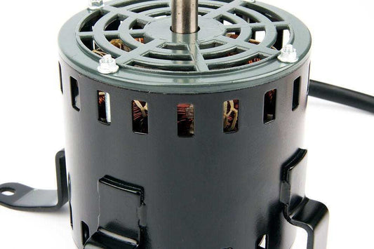 Motor for RT900A air mover carpet dryer blower floor fan black cylindrical component with mounting bracket and visible copper wiring