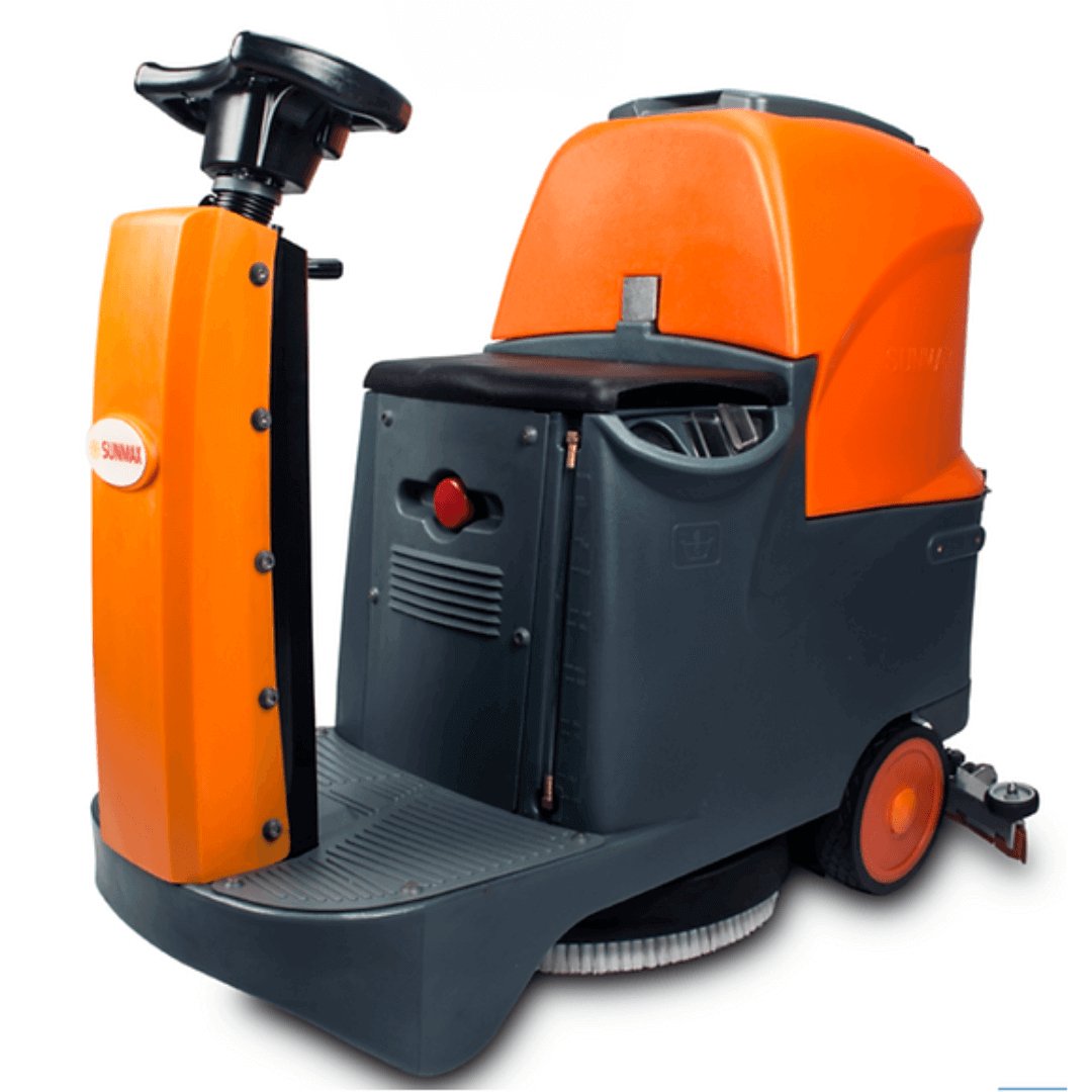 RT70+ Ride - On Floor Scrubber Machine, Lithium Battery, 22" Cleaning Path, 48000 Sqft/h Working Efficiency - SUNMAXSUNMAXCleaning Machine